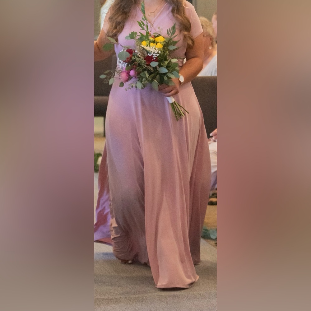Dusty Pink Bridesmaid Dress